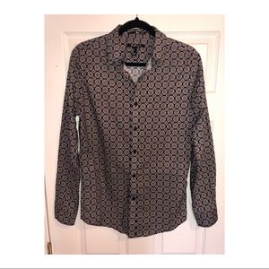 Men’s Printed Button Down Shirt
